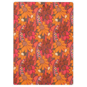 Falln Groovy Blume Klemmbrett (Rückseite)