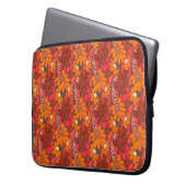 Falln Groovy Blume Laptopschutzhülle (Vorderseite Links)