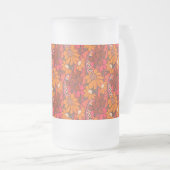Falln Groovy Blume Mattglas Bierglas (VorderseiteRechts)