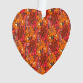 Falln Groovy Blume Ornament (Vorderseite)
