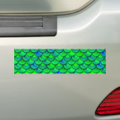 Falln grün-blaue Skalen Autoaufkleber (Auf Auto)