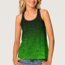 Falln grüne u. schwarze Glitzer-Steigung