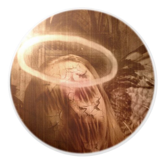 Falln Guardian Angel Keramikknauf (Vorderseite)