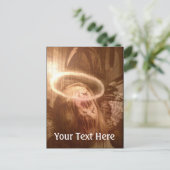Falln Guardian Angel Postkarte (Stehend Vorderseite)