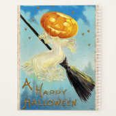 Falln Happy Halloween Pumpkin Hexe Planer (Rückseite)