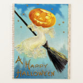 Falln Happy Halloween Pumpkin Hexe Planer (Vorderseite)