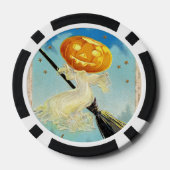 Falln Happy Halloween Pumpkin Hexe Pokerchips (Rückseite)