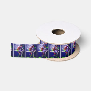 Falln Happy Halloween Pumpkin Hexe Satinband