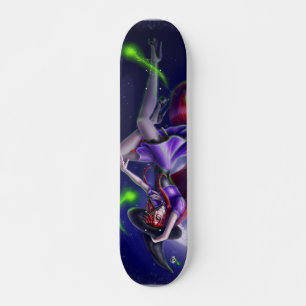 Falln Happy Halloween Pumpkin Hexe Skateboard