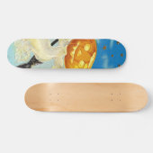 Falln Happy Halloween Pumpkin Hexe Skateboard (Horizontal)