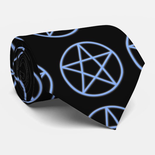 Falln Heide-Pentagramm Krawatte (Gerollt)