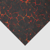 Falln heiße Lava Seidenpapier (Ausschnitt)