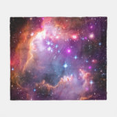 Falln himmlische Galaxie Fleecedecke (Vorderseite (Horizontal))