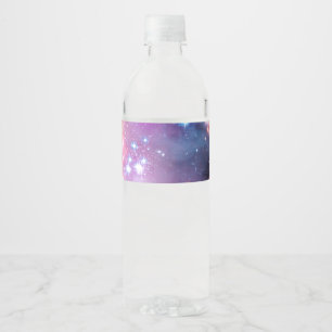 Falln himmlische Galaxie Wasserflaschenetikett