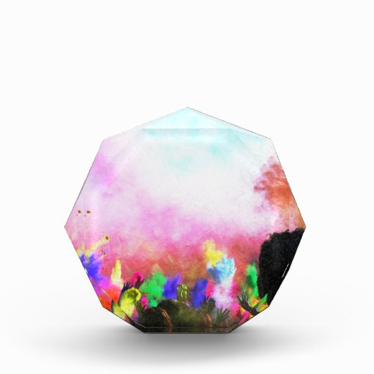 Falln Holi Colors Fotoblock (Vorderseite)