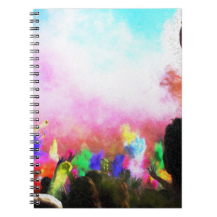 Falln Holi Colors Notizblock