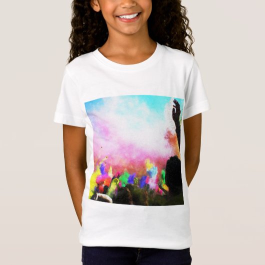 Falln Holi Colors T-Shirt (Vorderseite)