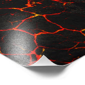 Falln Hot Lava Fotodruck (Ecke)
