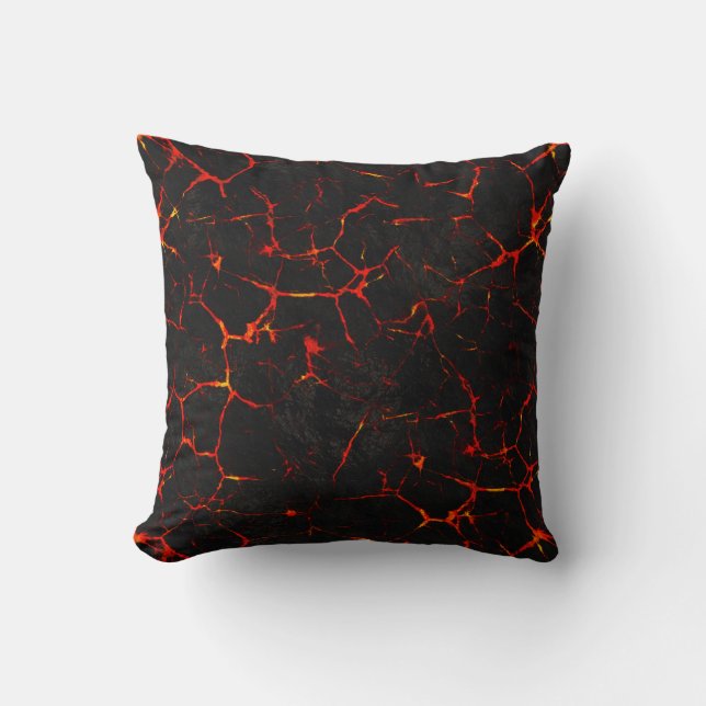 Falln Hot Lava Kissen (Vorderseite)