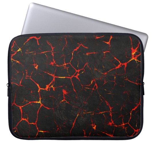 Falln Hot Lava Laptopschutzhülle (Vorderseite)