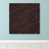Falln Hot Lava Leinwanddruck (Insitu (Holzboden))