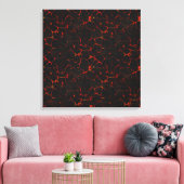 Falln Hot Lava Leinwanddruck (Insitu (Wohnzimmer))
