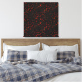 Falln Hot Lava Leinwanddruck (Insitu (Schlafzimmer))