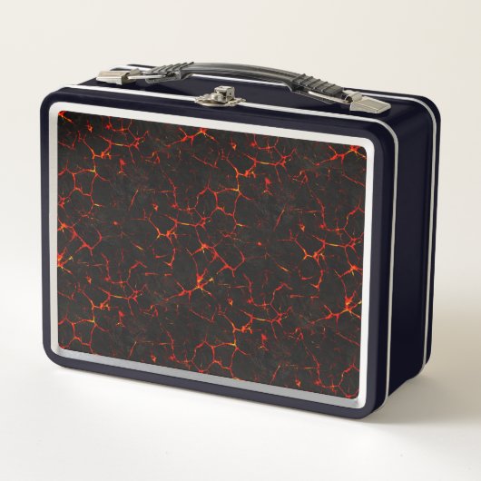 Falln Hot Lava Metall Brotdose (Vorderseite)