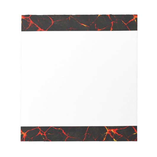 Falln Hot Lava Notizblock (Vorderseite)