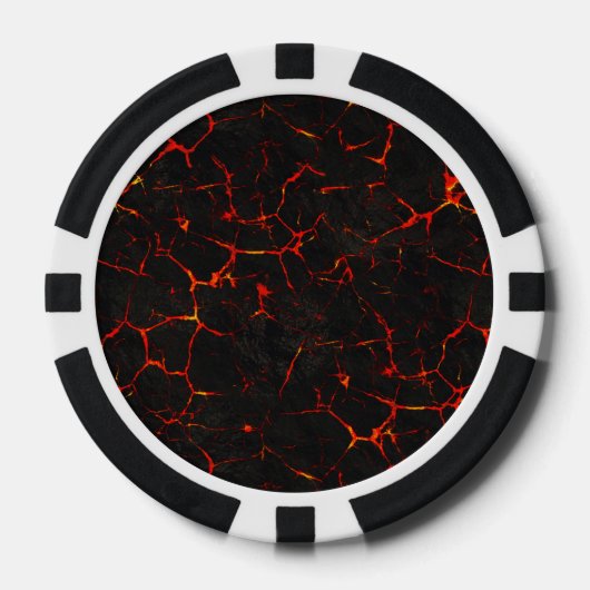Falln Hot Lava Pokerchips (Vorderseite)