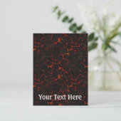 Falln Hot Lava Postkarte (Stehend Vorderseite)
