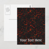 Falln Hot Lava Postkarte (Vorne/Hinten)