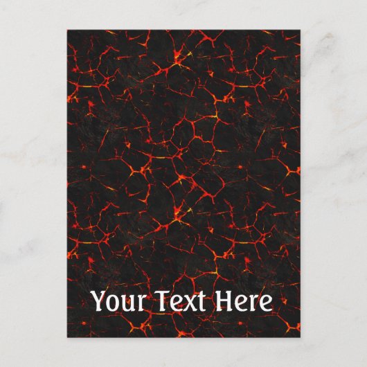 Falln Hot Lava Postkarte (Vorderseite)