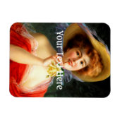 Falln Lady in Red Magnet (Horizontal)