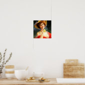 Falln Lady in Red Poster (Küche)