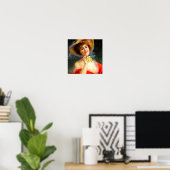 Falln Lady in Red Poster (Heimbüro)