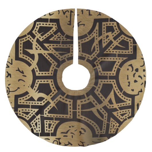 Falln Lament Side D Polyester Weihnachtsbaumdecke (Vorderseite)