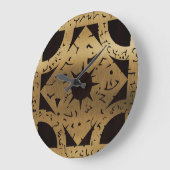 Falln Lament Side F Große Wanduhr (Winkel)