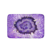 Falln lila Achat Geode Badematte (Vorderseite)