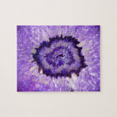 Falln lila Achat Geode Puzzle (Horizontal)