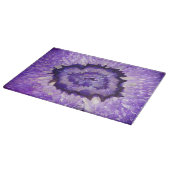 Falln lila Achat Geode Schneidebrett (Ecke)