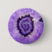 Falln Lila Agate Geode Button (Vorderseite)