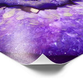 Falln Lila Agate Geode Fotodruck (Ecke)