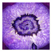 Falln Lila Agate Geode Fotodruck (Vorne)