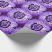 Falln Lila Agate Geode Geschenkpapier (Ecke)