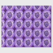 Falln Lila Agate Geode Geschenkpapier (Flach)