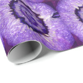 Falln Lila Agate Geode Geschenkpapier (Rolleneckpunkt)