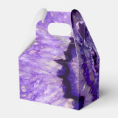 Falln Lila Agate Geode Geschenkschachtel (Rückseite)