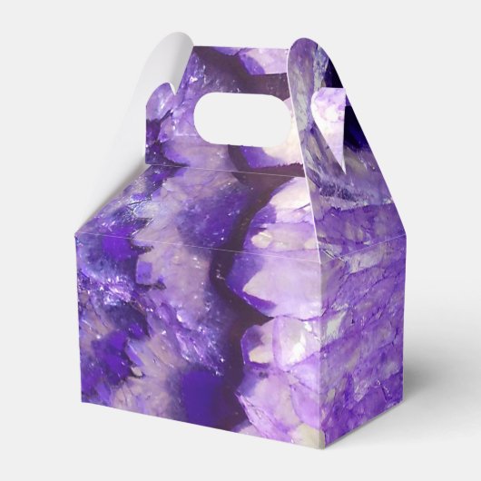 Falln Lila Agate Geode Geschenkschachtel (Vorderseite)