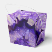 Falln Lila Agate Geode Geschenkschachtel (Rückseite)